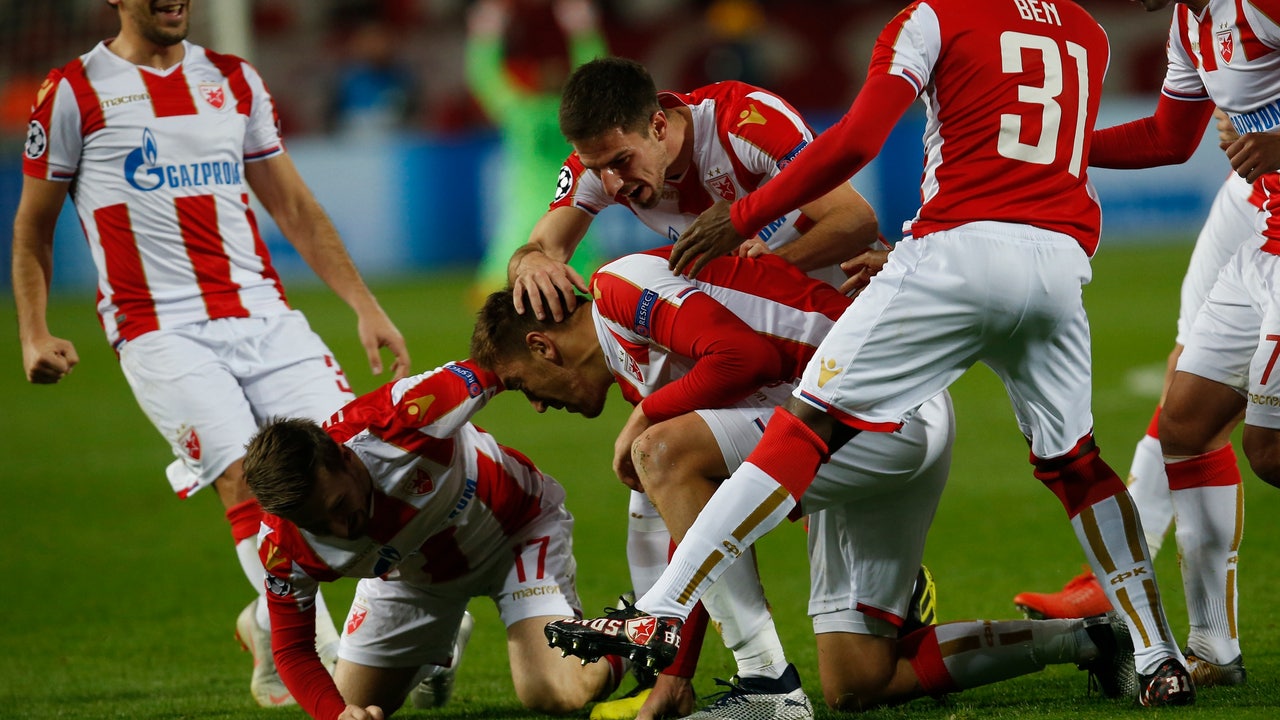Red Star upsets Liverpool in 2-0 win in Champions League
